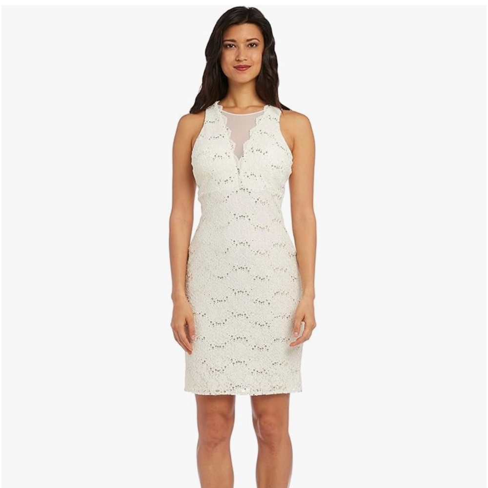 Women's Lace Sequin Glitter Dress size 8